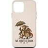 Thrift Store Findin Custodia per iPhone 12 mini Divertente lettore fantasy vintage drago parsimonioso