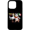 Italy Lithuania Heritage Custodia per iPhone 15 Pro Max Bandiera Italia Lituania Radici italo-lituane Eredità