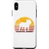 Frenchie Lovers Apparel Custodia per iPhone XS Max Francese Bulldog Retro Vintage Tramonto Frenchie Amante