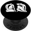 Matisse Inspired Line Art graphics Coppia astratta Matisse - Arte moderna minimalista blu PopSockets PopGrip Adesivo