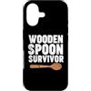 Funny Italian Tees Custodia per iPhone 17 Cucchiaio in legno Survivor
