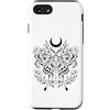 Mystical Graphics Custodia per iPhone SE (2020) / 7/8 Celestial Moth Lunar Botanical Mystical Nature