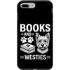 Funny West Highland White Terrier And Bo Custodia per iPhone 7 Plus/8 Plus Libri e Westies Funny West Highland White Terrier