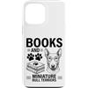 Funny Miniature Bull Terrier And Book De Custodia per iPhone 13 Pro Max Libri e Bull Terrier in miniatura divertente Bull Terrier in miniatura