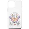 Mystical Graphics Custodia per iPhone 12 Pro Max Celestial Moth Occult Botanical Lunar Phase