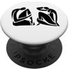Matisse Inspired Line Art graphics Coppia astratta Matisse - Arte moderna minimalista blu PopSockets PopGrip Adesivo