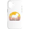 Frenchie Lovers Apparel Custodia per iPhone 16 Francese Bulldog Retro Vintage Tramonto Frenchie Amante