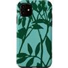 generic Custodia per iPhone 11 Grafico Natura Botanica Verde Seafoam