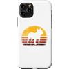 Frenchie Lovers Apparel Custodia per iPhone 11 Pro Francese Bulldog Retro Vintage Tramonto Frenchie Amante