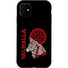 Nordic Wolf Knotwork Illustrations Custodia per iPhone 11 Visiera nordica Fenrir Wolf Valhalla
