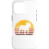 Frenchie Lovers Apparel Custodia per iPhone 16 Pro Francese Bulldog Retro Vintage Tramonto Frenchie Amante