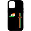 MASH MOSH Custodia per iPhone 12/12 Pro Niger Map Silhouette Bandiera Strisce Nigerien Pride