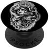 Gothic Medusa Girl Dark Fantasy Clothing Medusa Serpente Donna Gotica Dea Geometrica Fumo PopSockets PopGrip Adesivo