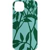 generic Custodia per iPhone 14 Plus Grafico Natura Botanica Verde Seafoam