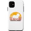 Frenchie Lovers Apparel Custodia per iPhone 11 Francese Bulldog Retro Vintage Tramonto Frenchie Amante