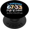 Happy 100 Days of School Education Crew ECSE Educazione speciale della prima infanzia 100 giorni di scuola PopSockets PopGrip Adesivo