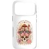 Mystical Graphics Custodia per iPhone 17 Pro Occult Botanical Moth Skull Celestial Garden