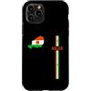 MASH MOSH Custodia per iPhone 11 Pro Niger Map Silhouette Bandiera Strisce Nigerien Pride