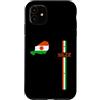 MASH MOSH Custodia per iPhone 11 Niger Map Silhouette Bandiera Strisce Nigerien Pride