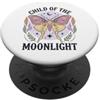 Mystical Graphics Luna Moth Celestial Moonlight Nature Lover PopSockets PopGrip Adesivo