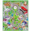 Generico Tappetino da Gioco Grande 120 x 100 cm Rivestito in PVC e Resistente ai Graffi per Uso Esterno Tappeto Cameretta Bambini Tappeto da Gioco per Bambini Tappetino Neonato Gattonamento (RACE)