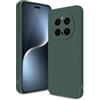 Btstring Cover per Honor Magic 7 Pro, Verde | Custodia Antiurto, Sottile in Silicone TPU, Fodera in Microfibra, Protezione della Fotocamera