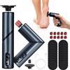 LIHAO Pedicure Elettrico Professionale, Togli Duroni e Rimuovi Calli, Lima Elettrica per Piedi Ricaricabile con Display LCD, Impermeabile, Testine a Rullo per Talloni Screpolati e Cura dei Piedi