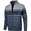 Herothorn Uomo Cardigan Felpa Cappotto Lana imbottito Tops con Cerniera Lavorato a Maglia Maglione Stand colletto con 2 Tasche Caldo Maniche Lunghe Calda Casual Cappotti Inverno Manica Lunga Invernale