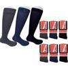 calze college 3 Paia Calze Lunghe In Cotone Caldo Elasticizzato, confortevoli e rinforzate su punta e tallone Made in Italy prodotte con macchine innovative antiodore