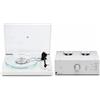 Rega + Pro-Ject Tube Box DS3 B argento + Planar 6 bianco opaco avec cellule Nd7 + Neo PSU MK2