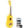 Kala - MK-SD/YLBURST - Ukulele Soprano Bambini Adulti e Principianti, Ukulele Scuola Media in ABS per Musicisti Esperti/Nuovi, Custodia Inclusa, Strumenti Musicali Bambini a Corda, Satinato colorato