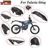 JFGRACING Sting Parafango Kit Copertura Modello In Fibra di Carbonio Accessori di Aggiornamento Catena Della Batteria Set Copertura Del Motore Per Talaria MX3 MX4 MX5