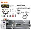 Sihao VEVOR Pro Leg Stretcher 220LBS Macchina per Allungamento Gambe in Metallo, Mini Tornio con Motore Brushless 220x600MM, Filettature Metriche e Imperiali