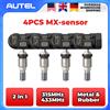 Autel TPMS MX Sensore 315 MHz 433 MHz Sensore 2in1 Sensori di programmazione per TS408S TS508WF Monitoraggio della pressione dei pneumatici Strumento per auto