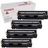 HP Confezione da 4 CE285A / TONER 85A compatibile con HP LaserJet Pro P1102 Pro M1132
