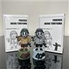 Bandai 9 cm/3.54in Anime Dragon Ball Z Toriyama Akira Figura JZ Toriyama Akira Action Figure Da Collezione Statua Modello Giocattolo Regalo