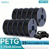 SUNLU Filamento PETG 3D da 1,75 mm 10 kg 22 libbre Filamento PETG 3D durevole ad alta resistenza con bobina riutilizzabile Adatto alla maggior parte delle stampanti 3D FDM
