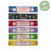NONE Bastoncini di incenso arrotolati a mano Satya Sai Baba, 15 g, 6 fragranze: sandalo, lavanda, sangue di drago, legno di agar, patchouli, ecc.