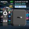 LVMAO Smart TV Box Android 14.0 Google Voice Chromecast Gams 4K HDR 8GB 128GB BT 5.0 WIFI 6 RK3518 R69-1 Home Theater TV Set-top Box