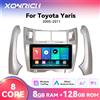 XONRICH Autoradio Wireless Carplay Android Auto per Toyota Yaris Vitz Platz 2005-2011, Schermo Touch IPS da 9 Pollici, Android 14, Controllo Vocale AI