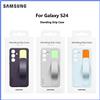 SAMSUNG Custodia Protettiva Originale Samsung per Galaxy S24 con Supporto Integrato in Silicone EF-GS921