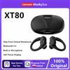 Lenovo Auricolari Bluetooth 5.3 Lenovo XT80, cuffie True Wireless con microfono, controllo tramite pulsante, riduzione del rumore, ganci auricolari, cuffie impermeabili