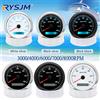 RYSJM Tachimetro Marino 8K 6K 4K 3K 8000RPM con Contaore LCD 85mm, Tachimetro per Auto con Retroilluminazione a 7 Colori