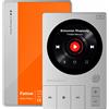 Famue 【Novità 2026】Lettore MP3 HIFI - Supporto nativo DSD256, DAC ESS9018, Pulsanti Stile Pianoforte, 32bit/192KHz, Lettore Musicale Lossless per Audiofili