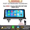 BONROAD Autoradio Multimediale Wireless CarPlay Android Auto da 10.25'' per BMW Serie 1 E81 E82 E87 E88 CCC CIC con Navigatore GPS e Touchscreen