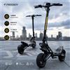 FREEBOY Monopattino elettrico per adulti Freeboy J2MAX, 1200W, velocità massima 55 km/h, autonomia 50 km, pieghevole, adatto a terreni accidentati, batteria 48V, pneumatici da 11 pollici, doppio sistema