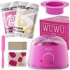 WUWUVISTA Kit per Depilazione WUWUVISTA 11 Pezzi, Regalo di Natale con Macchina per Ceretta e Perle di Cera per Viso/Brasiliana/Corpo Intero/Bikini