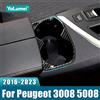 YaLumei Per Peugeot 3008 5008 GT 2017 2018 2019 2020 2021 2022 2023 Accessori Copertura Decorativa per Portabicchieri Anteriore della Console Centrale Auto