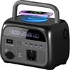 CTOLITY AP400 Stazione di Energia Portatile, Batteria LiFePO4 da 345Wh | Uscita CA da 500W, Ricarica Rapida con Spina UE da 2,5 H 220 V, Ideale per Campeggio, Viaggi, Interruzioni di Corrente