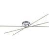 Trio Leuchten Tiriac Lampada da soffitto 8.5 W, Nickel Satinato